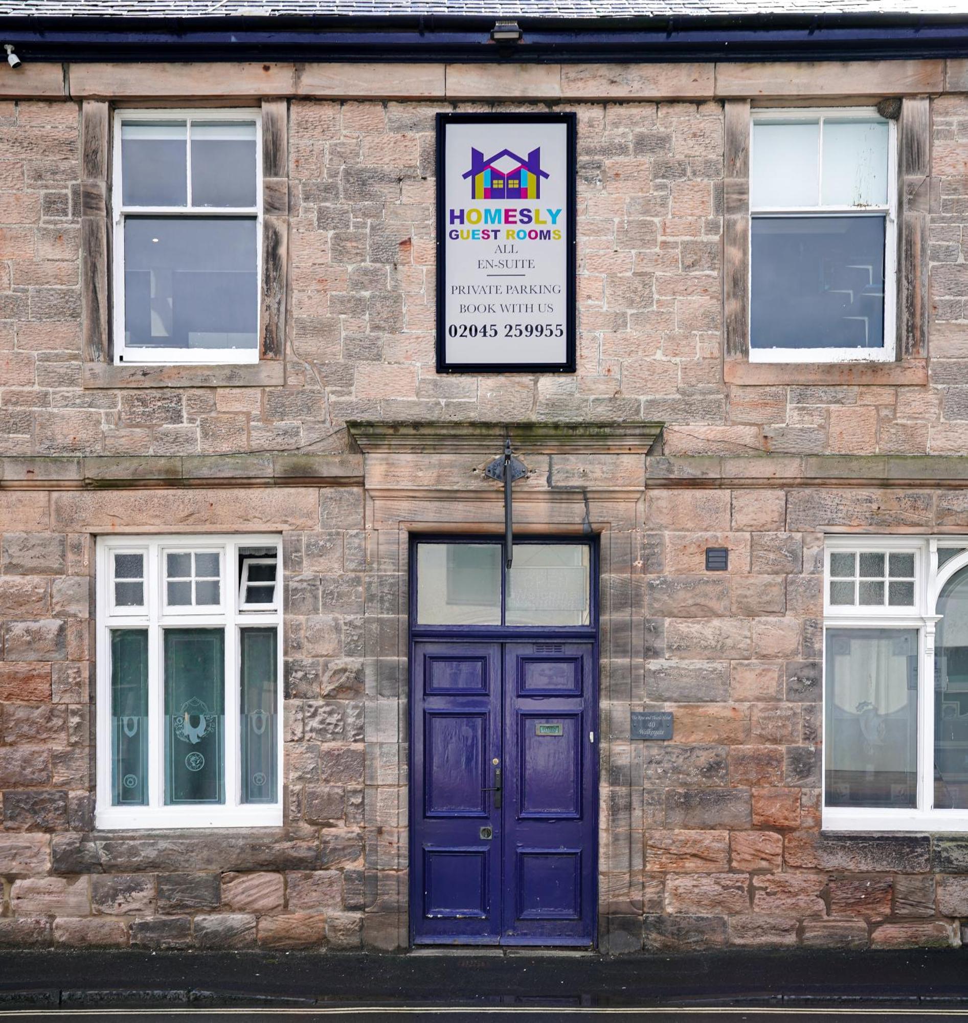 Homesly Guest Rooms, Comfortable En-Suite Guest Rooms With Free Parking And Self Check-In Berwick Upon Tweed Екстериор снимка